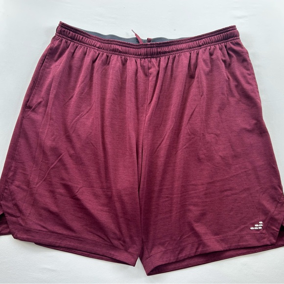 BCG Burgundy Sports Shorts - Picture 1 of 5